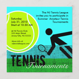 Tennis-Turnier-Einladung 1 Einladung