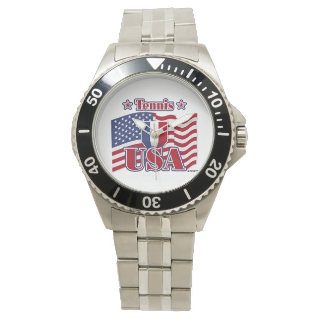 Tennis USA Armbanduhr (Vorderseite)