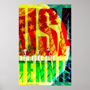 Tennis USA Poster