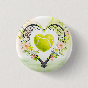 TENNIS Valentinstag zum Spieler mit Liebe Button