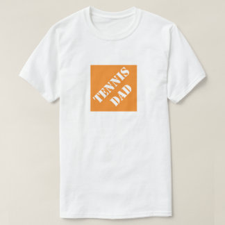 Tennis Vater Der sonnige Vater Humorvolles Vaterta T-Shirt