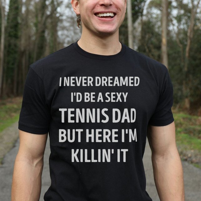 Tennis Vater Funny Vater Joke T-Shirt (Von Creator hochgeladen)