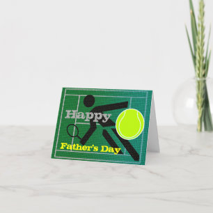 Tennis Vater Happy Vatertag Card Karte