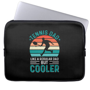 Tennis Vater Retro Sunset Laptopschutzhülle