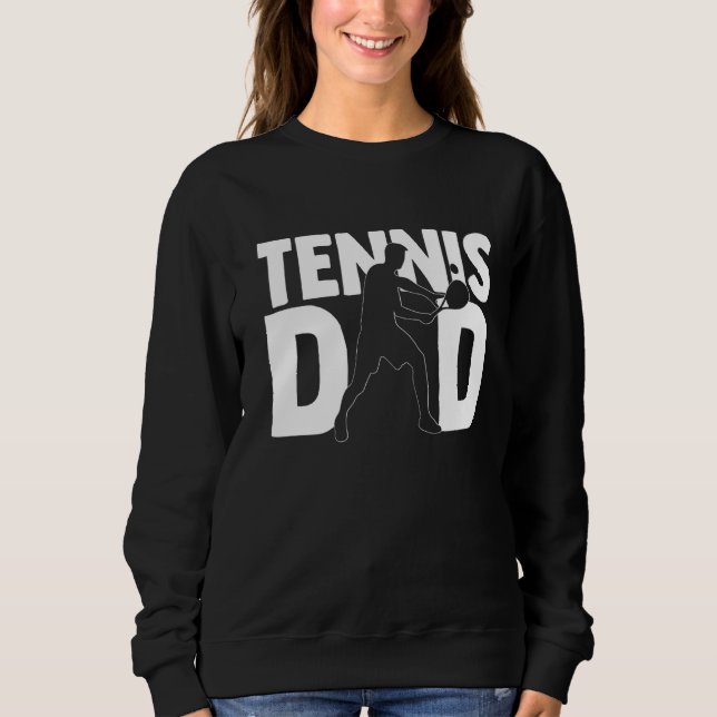 Tennis Vater Sweatshirt (Vorderseite)