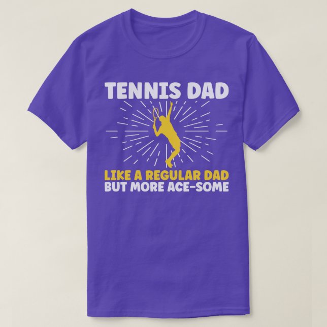Tennis Vater T-Shirt (Design vorne)