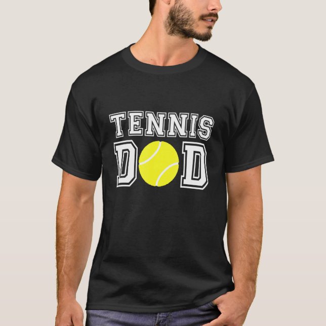 Tennis Vater Tennis für Vater T-Shirt (Vorderseite)
