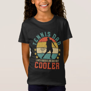 Tennis Vater Vintag Tennis Player Vatertag T-Shirt