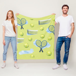 Tennis-Vatertag für Papa  Fleecedecke