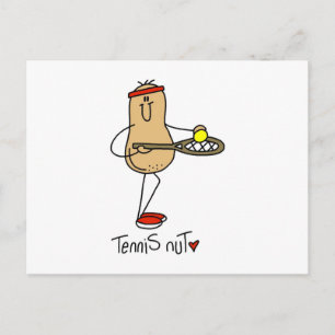Tennis Verrückte T-Shirts und Geschenke Postkarte
