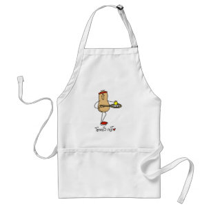 Tennis Verrückte T-Shirts und Geschenke Schürze