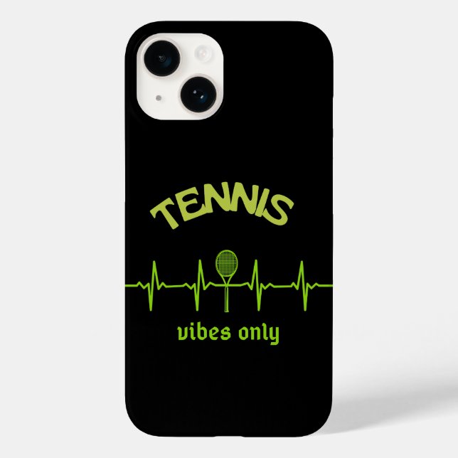 Tennis-Vibes nur Gehäuse-Design Case-Mate iPhone Hülle (Rückseite)