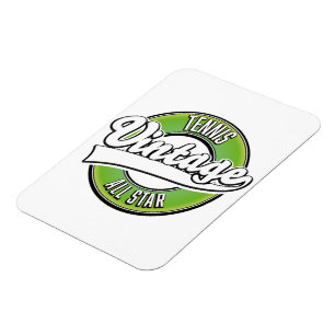 Tennis Vintag All star Logo Magnet