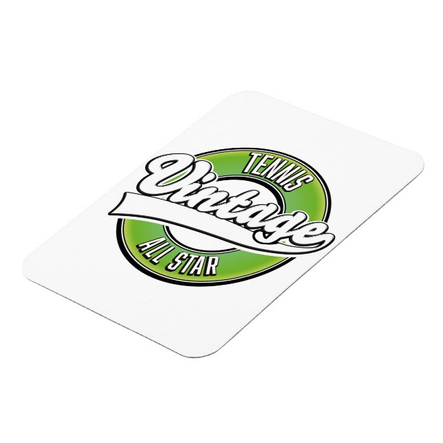 Tennis Vintag All star Logo Magnet (Linke Seite)