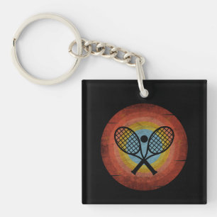 TENNIS VINTAG SCHLÜSSELANHÄNGER