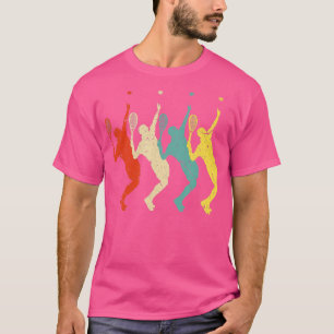 Tennis Vintage Retro 70s 80s Tennis Player T-Shirt