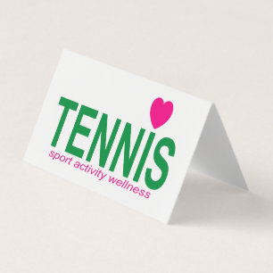 Tennis Visitenkarten