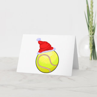 Tennis-Weihnachten Feiertagskarte