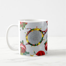 Tennis-Weihnachten Kaffeetasse