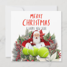 Tennis Weihnachten mit dem Weihnachtsmann