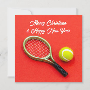 Tennis Weihnachten mit Tennisball für Spieler