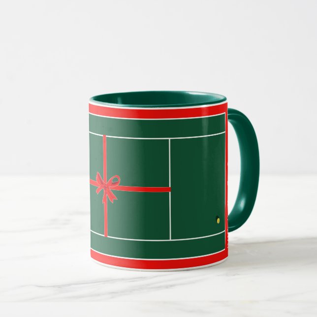 Tennis Weihnachtsgeschenk Tasse (VorderseiteRechts)