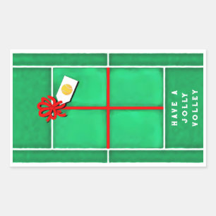 Tennis Weihnachtsgeschenke Stickers