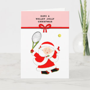 Tennis Weihnachtsgrüße Feiertagskarte