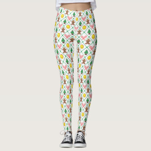 Tennis-Weihnachtsmuster Leggings