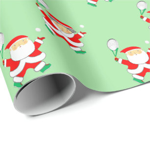 Tennis-Weihnachtspapier Geschenkpapier