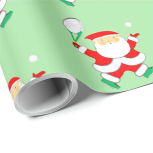 Tennis Weihnachtswrapping Paper Geschenkpapier