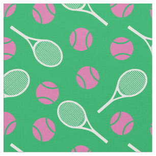 Tennis: weiße Schläger - anpassbar! Stoff