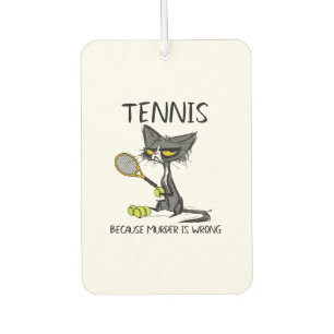 Tennis Wrong Best Cat Autolufterfrischer