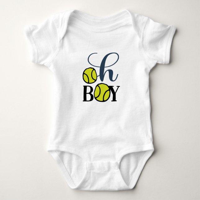 Tennisbaby Baby Strampler (Vorderseite)