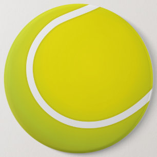 Tennisbal. Tennis ist wie Ballsport über Schläger. Button