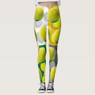 Tennisball auf Grün Leggings