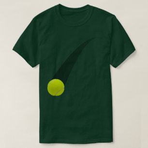 Tennisball-Bewegungsbewegung T-Shirt