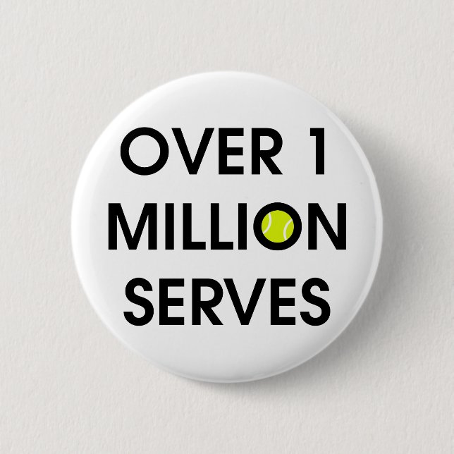 Tennisball Button (Vorderseite)