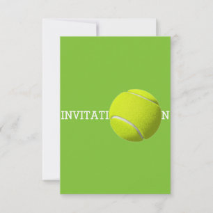 Tennisball Custom 12,7 cm x 8,9 cm Einladungen