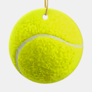 "Tennisball" Entwurfsgeschenke und -produkte Keramik Ornament