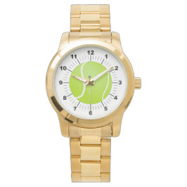 Tennisball für Frauen Oversized Gold Watch Armbanduhr