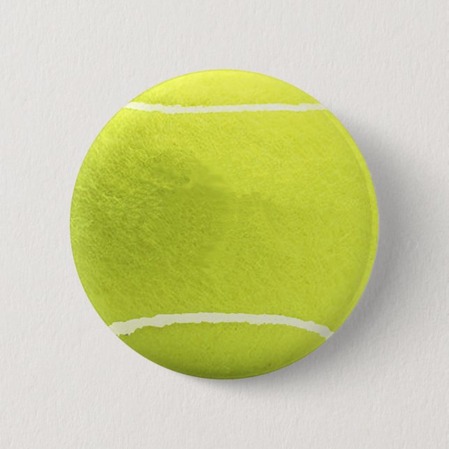 Tennisball-Knopf Button (Vorderseite)