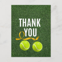 Tennisball mit Dankesworte
