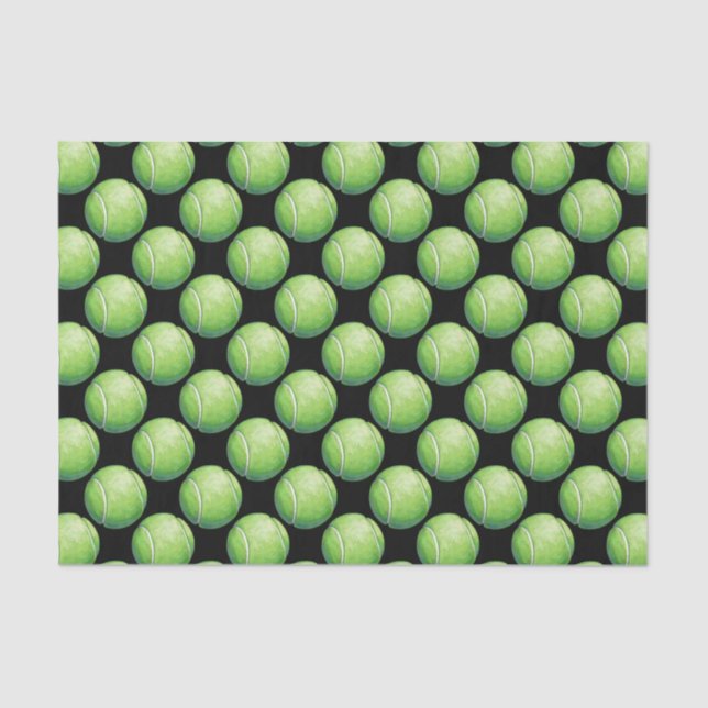 Tennisball-Muster Seidenpapier (Vorderseite)
