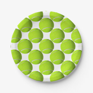 Tennisball Pappteller
