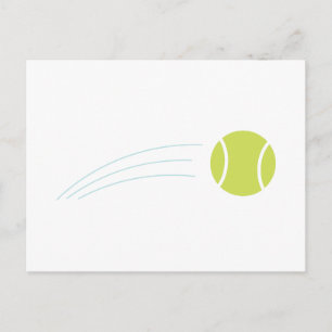 Tennisball Postkarte