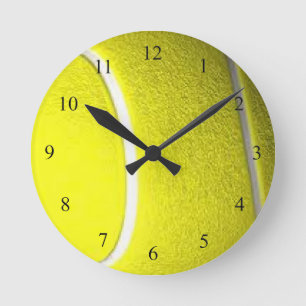 Tennisball-runde Sport-Wanduhr Runde Wanduhr