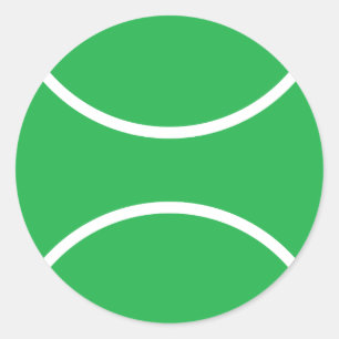 Tennisball Runder Aufkleber