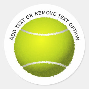 Tennisball Runder Aufkleber