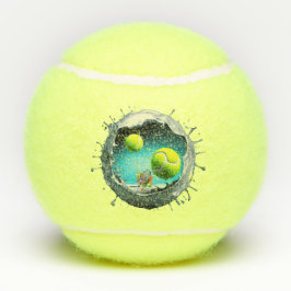 Tennisball Sammlerstücke seltenes Kunstobjekt Tennisbälle
